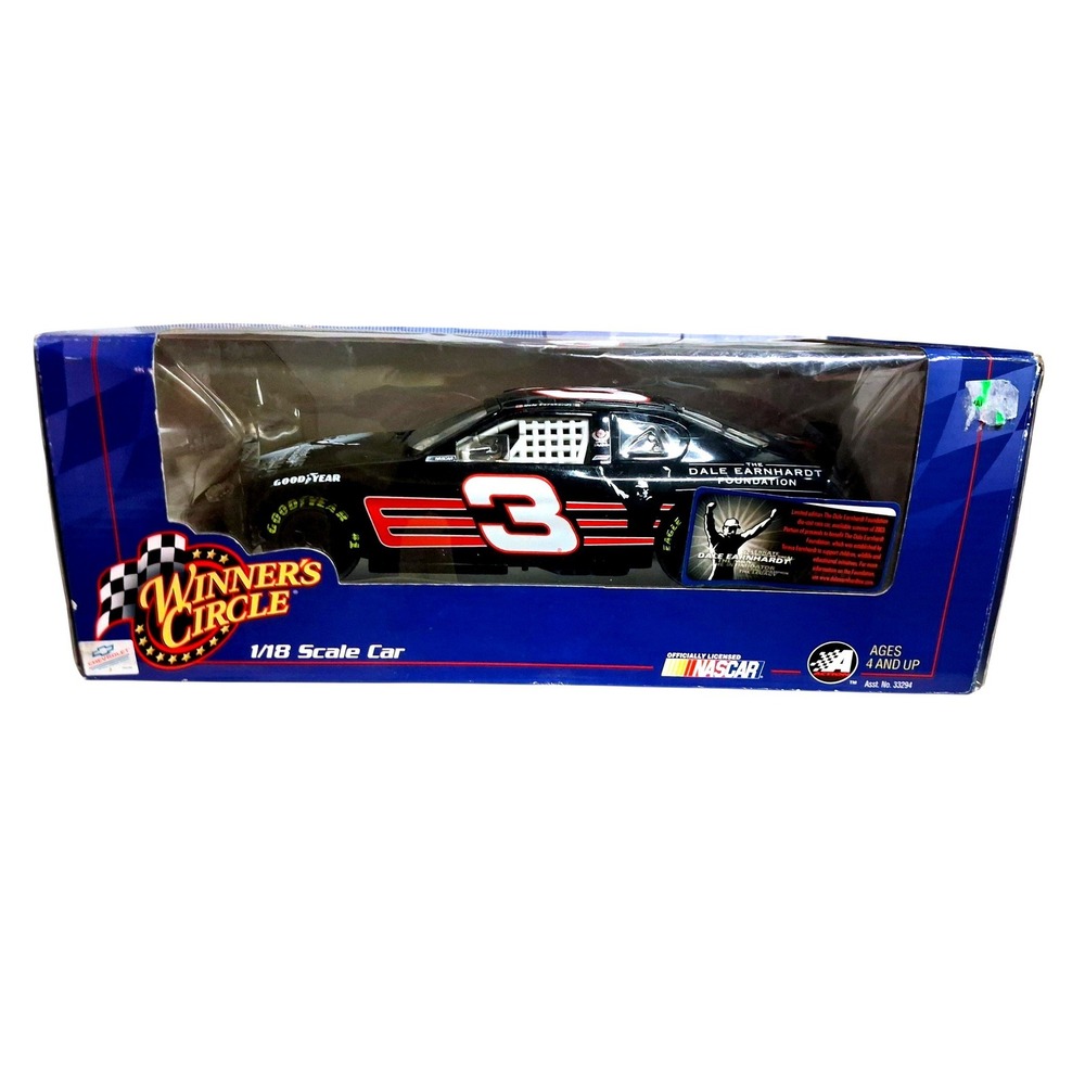 Winner's Circle Dale Earnhardt #3 1/18 Scale Car Black NIB Foundation Legacy